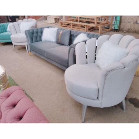 5 Seater Fabric Sofa Set  Code: LPPF042