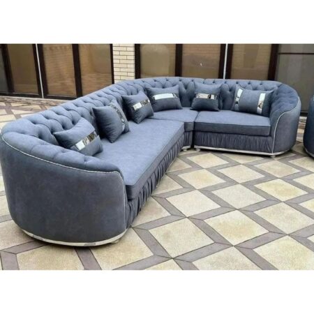 5 Seater Fabric L-Shaped Sofa  Code: LPPF038