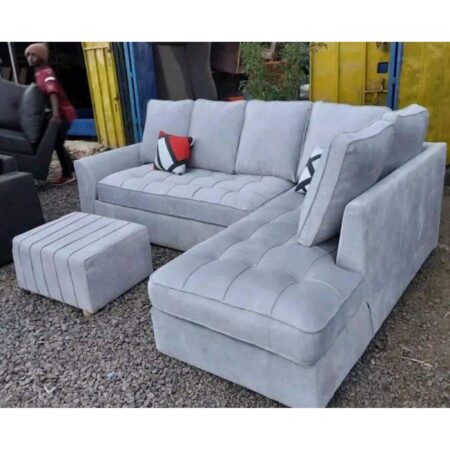 5 Seater Fabric L-Shaped Sofa  Code LPPF081