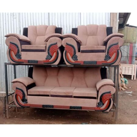 5 Seater Fabric Sofa Set  Code: LPPF078