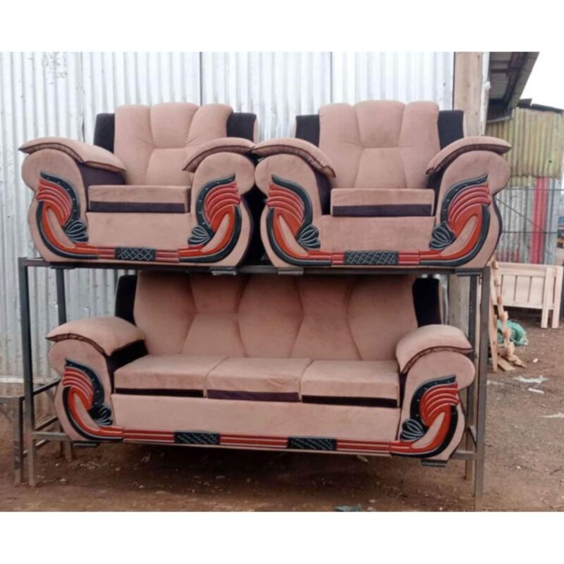 5 Seater Fabric Sofa Set  Code: LPPF078