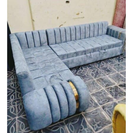 6 Seater Fabric L-Shaped Sofa  Code: LPPF037