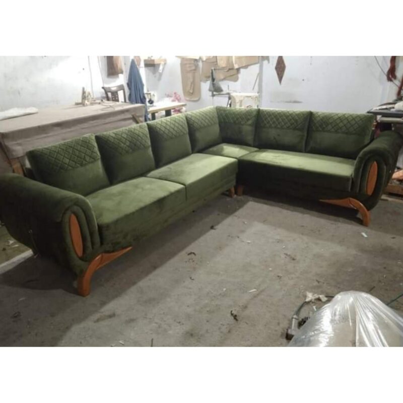 6 Seater Fabric L-Shaped Sofa  Code: LPPF039 - Image 2