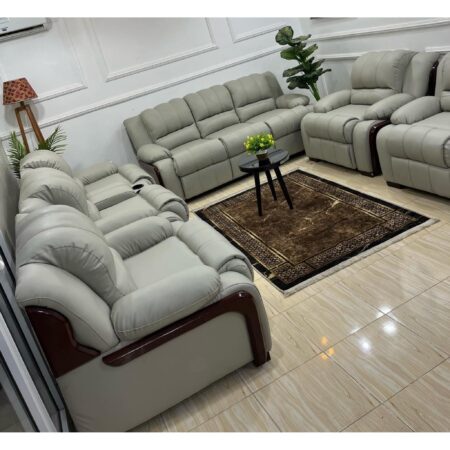 8 Seater Leather Sofa Set