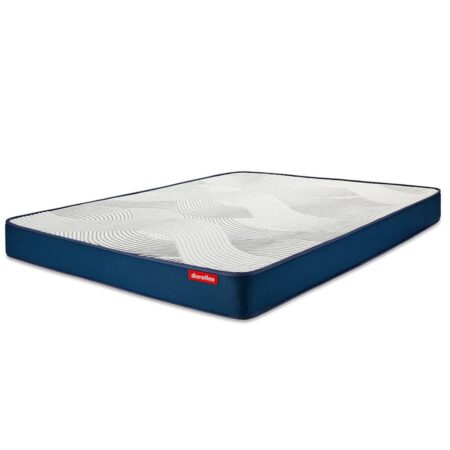 Duroflex 3.5ftx6ftx8? Mattress with Quilted Cover and Tape Edge