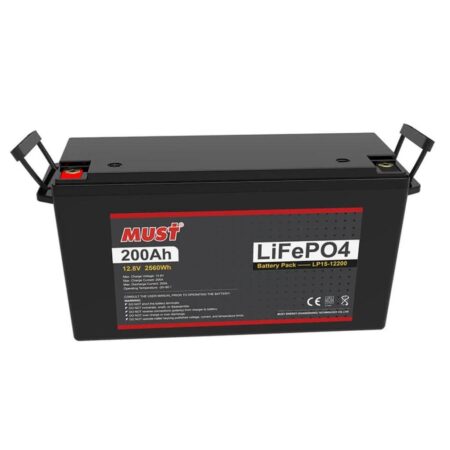 MUST LP15-12200 LiFePO4 Batteries (12.8V/200Ah)