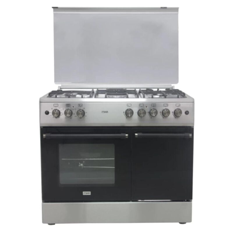 Mika 4 Gas + 2 Electric 90×60 Electric Oven + Gas Storage Standing Cooker