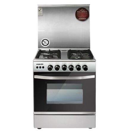 Nikai 4 Gas Burners 60×60 Electric Oven Standing Cooker