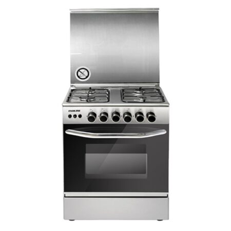 Nikai 4 Gas Burners 60×60 Gas Oven Standing Cooker