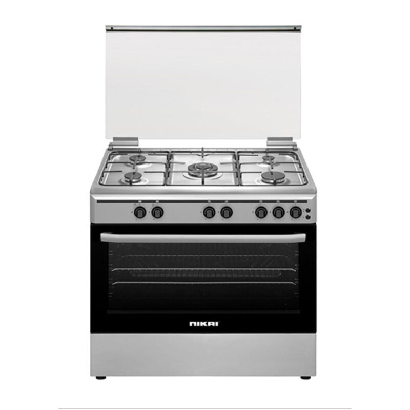 Nikai 4 Gas Burners 90×60 Gas Oven Standing Cooker