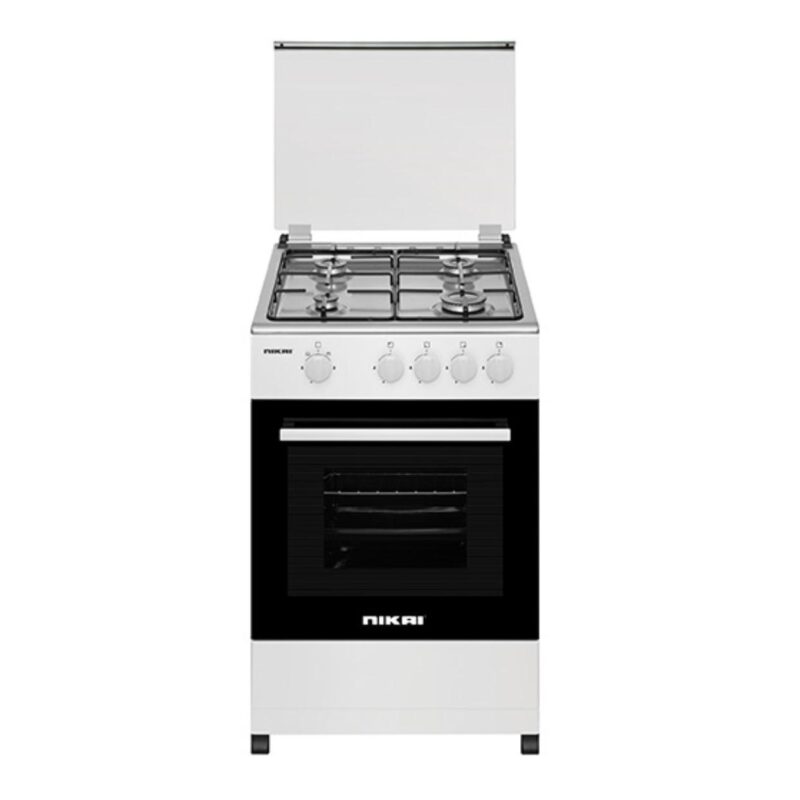 Nikai 4 Gas Burners 50×50 Gas Oven Standing Cooker