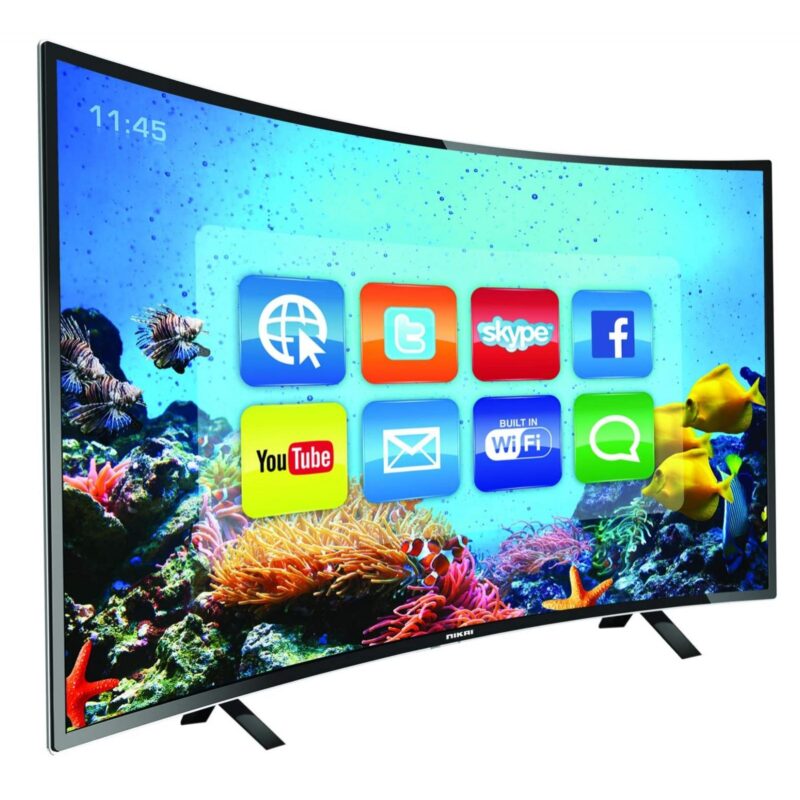 Nikai 65 Inch UHD 4K Smart Android Digital Curved LED TV