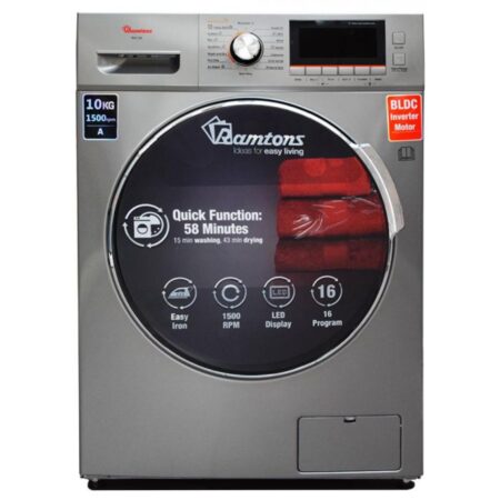 Ramtons 10Kg Front Load Fully-Automatic Combo Washer & Dryer
