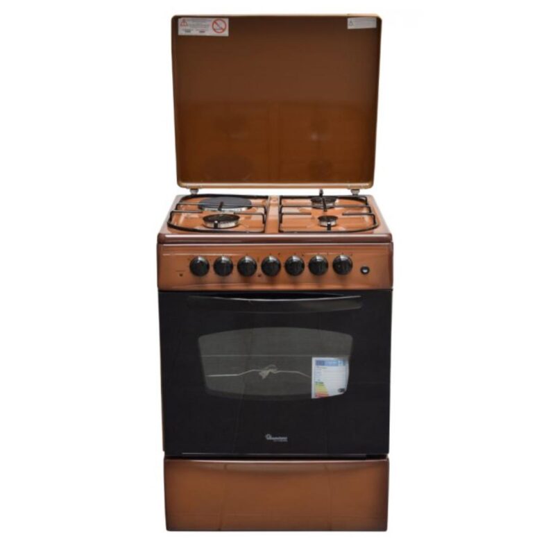 Ramtons 3 Gas + 1 Electric 60×60 Electric Oven Standing Cooker