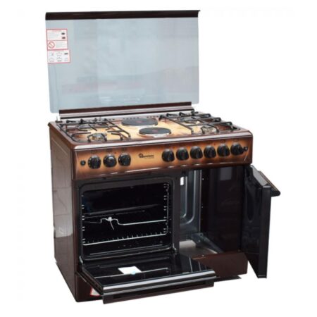 Ramtons 4 Gas + 2 Electric 90×60 Electric Oven + Storage Standing Cooker
