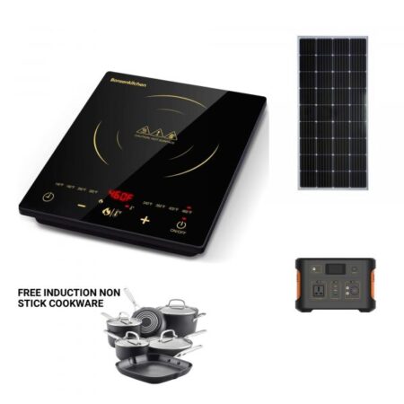 Single Induction Burner Solar 12Hrs Cooker + Free Cookware