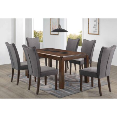 Wooden 6 Seater Dinning Table Set  Code 70