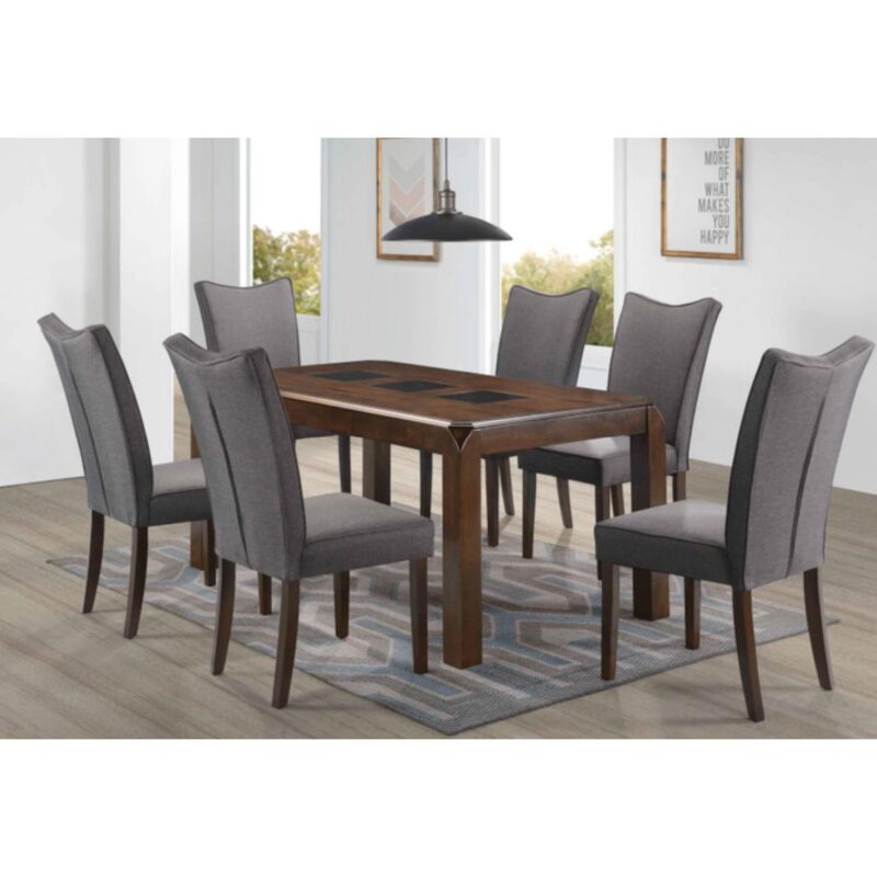 Wooden 6 Seater Dinning Table Set  Code 70