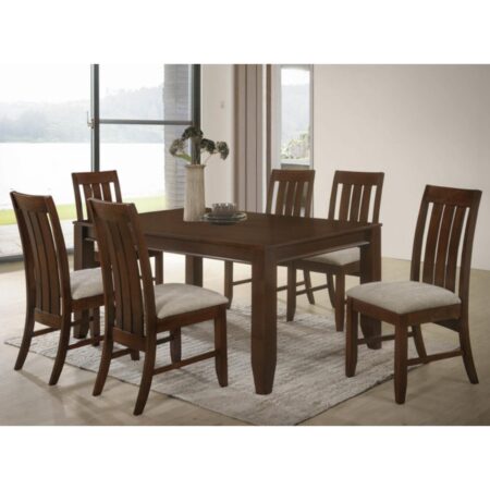 Wooden 6 Seater Dinning Table Set  Code: 75