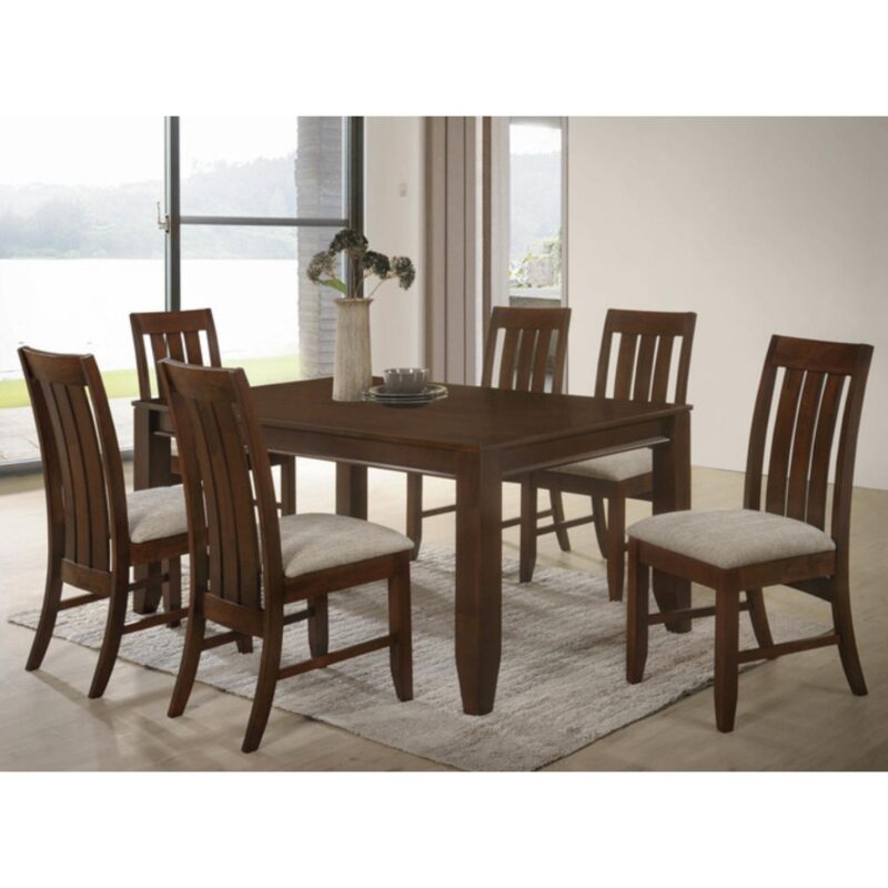 Wooden 6 Seater Dinning Table Set  Code: 75